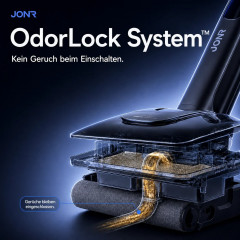 JONR H2 Nass Trockensauger, Schwarz