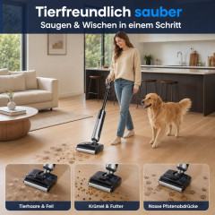 JONR H2 Pro Nass Trockensauger, Schwarz