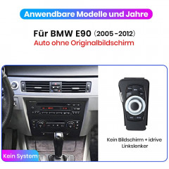 JUNSUN CarPlay BMW 3er E90 E91 E92 RADIO, Internet Radio, Bluetooth, Schwarz