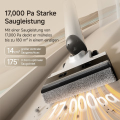 UWANT D500 Nass Trockensauger, Weiß