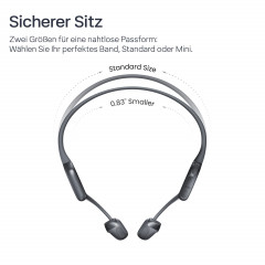 SHOKZ OpenRun Pro 2 Mini, Open-ear Kopfhörer Bluetooth Black