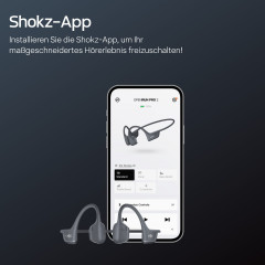 SHOKZ OpenRun Pro 2 Mini, Open-ear Kopfhörer Bluetooth Black