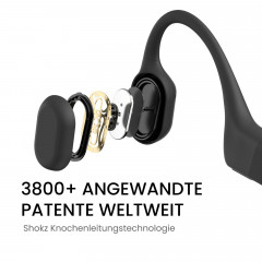 SHOKZ OpenRun USB-C, Open-ear Kopfhörer Black