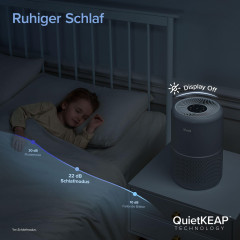 LEVOIT Core 300S Pro Smart Luftreiniger Weiß (23 Watt, Raumgröße: 50 m³, 3-stufiger HEPA-Filter (Vorfilter, HEPA-Filter, Aktivkohlefilter))