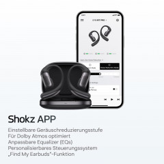 SHOKZ OpenFit Pro, Open-ear Kopfhörer Bluetooth Schwarz