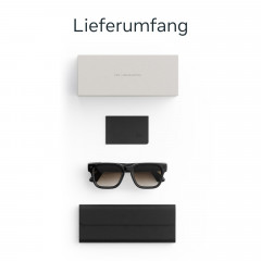 META Fury, Klassisches Schwarz, Gläser: Braun mit Farbverlauf AI Glasses
