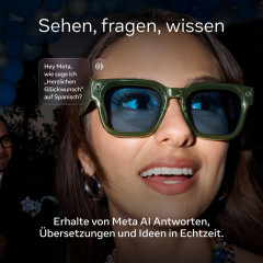 META Fury, Klassisches Schwarz, Gläser: Transitions® Grau AI Glasses