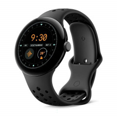 GOOGLE PIXEL WATCH 3 41MM/LTE/BLACK/BLACK Smartwatch Aluminium Fluorelastomer, 130–175 mm, 165–210 mm, Obsidian