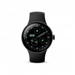 GOOGLE Pixel Watch 4 41 LTE Smartwatch Fluorelastomer, 130-215, Obsidian GOOGLE Pixel Watch 4 41 LTE Smartwatch Fluorelastomer, 130-215, Obsidian