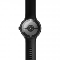 GOOGLE Pixel Watch 4 41 LTE Smartwatch Fluorelastomer, 130-215, Obsidian