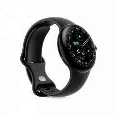 GOOGLE Pixel Watch 4 41 LTE Smartwatch Fluorelastomer, 130-215, Obsidian