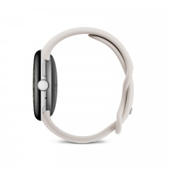 GOOGLE Pixel Watch 4 41 LTE Smartwatch Fluorelastomer, 130-215, Porcelain