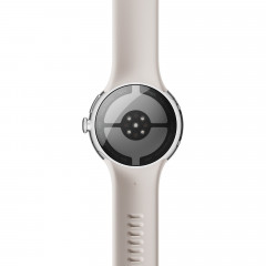 GOOGLE Pixel Watch 4 41 LTE Smartwatch Fluorelastomer, 130-215, Porcelain