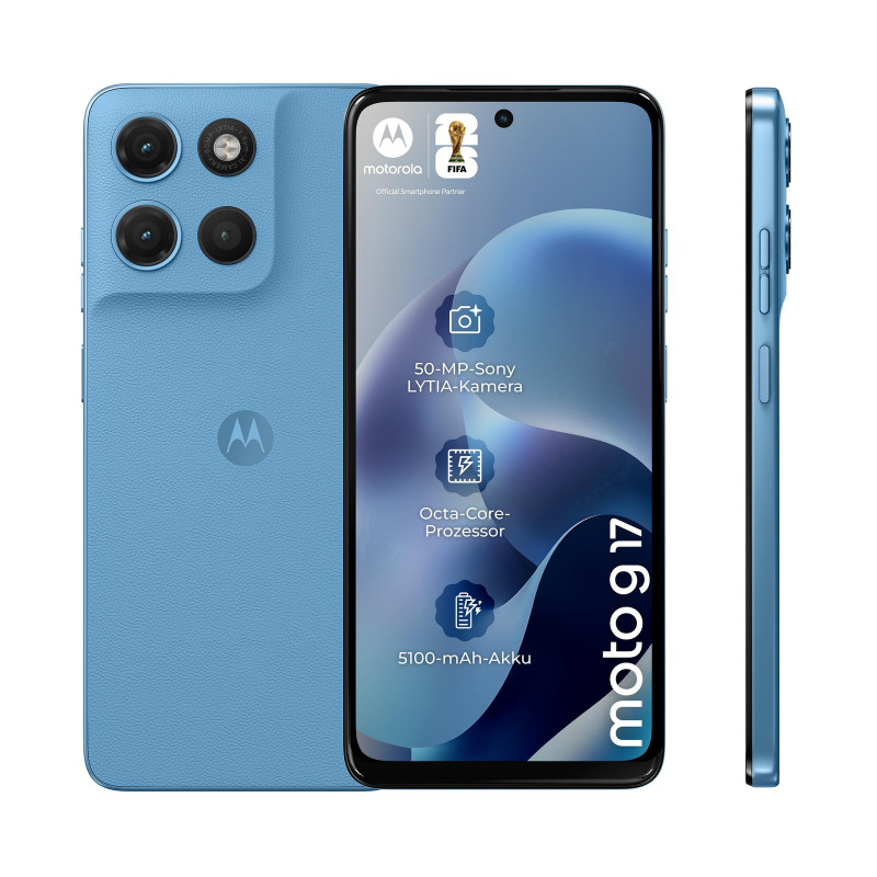 MOTOROLA moto G17 128 GB Alaskan Blue Dual SIM