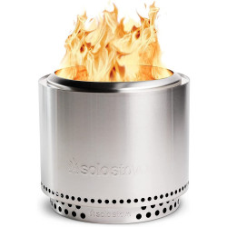 SOLO STOVE BONFIRE Outdoor-Kamin aus Edelstahl, raucharm Feuerschale, Silber SOLO STOVE BONFIRE Outdoor-Kamin aus Edelstahl, raucharm Feuerschale, Silber