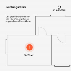 Fiji Flow 2-in-1-Deckenventilator 132 cm LED Fernbedienung App-Steuerung 2 Laufrichtungen dimmbar
