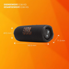 JBL FLIP 7 PINK Bluetooth-Lautsprecher, Pink, Wasserfest