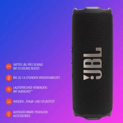 JBL Flip 7, Bluetooth-Lautsprecher, Camouflage, Wasserfest