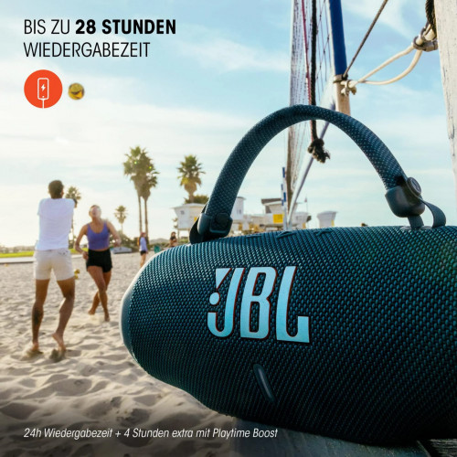 JBL Charge 6 Bluetooth-Lautsprecher, Weiß, Wasserfest
