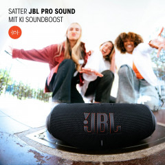 JBL Charge 6 Bluetooth-Lautsprecher, Weiß, Wasserfest