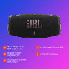 JBL Charge 6 Bluetooth-Lautsprecher, Weiß, Wasserfest