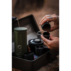 Outin Nano Basket Plus Bundle Tragbare Kaffeemaschine Forest Green