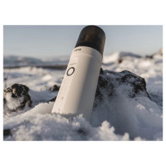 OutIn OTEM-01-PW Espressomaschine Pearl White für unterwegs / portable, mit Druckbrühsystem, mit Li-Ion Akku