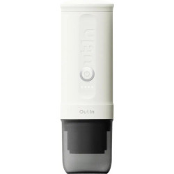OutIn OTEM-01-PW Espressomaschine Pearl White für unterwegs / portable, mit Druckbrühsystem, mit Li-Ion Akku