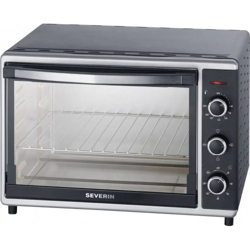 Severin Minibackofen B-Ware mit Grillspieß, mit manueller Temperatureinstellung, Heißluft-Funktion, Timerfunktion TO 2059-995 42 l