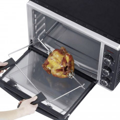 Severin Minibackofen B-Ware mit Grillspieß, mit manueller Temperatureinstellung, Heißluft-Funktion, Timerfunktion TO 2059-995 42 l