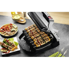 Tefal Optigrill XL Elektro Kontaktgrill Automatische Temperaturanpassung Edelstahl (gebürstet), Schwarz