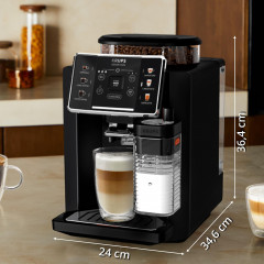 KRUPS EA9128D Sensation Milk Kaffeevollautomat Schwarz