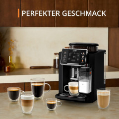 KRUPS EA9128D Sensation Milk Kaffeevollautomat Schwarz
