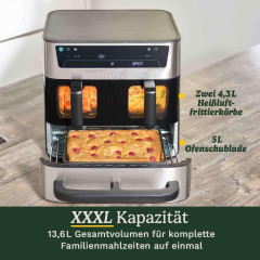 CUISINART Tri Zone 13,6l Heißluftfritteuse und Backofen