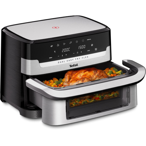 EY922D Easy Fry Flex Heißluft-Fritteuse edelstahl