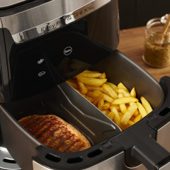 TEFAL EY801D EASY FRY & GRILL XXL FLEXCOOK Heißluftfritteuse/Grill