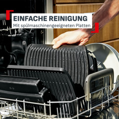 Tefal Kontaktgrill »GC750D OptiGrill Elite« 2000 W 12 Programme, intuitiver Sensor, Grillboost-Funktion, Rezeptbuch App