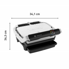Tefal Kontaktgrill »GC750D OptiGrill Elite« 2000 W 12 Programme, intuitiver Sensor, Grillboost-Funktion, Rezeptbuch App