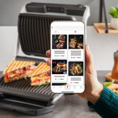 TEFAL GC718D OptiGrill+ inkl. Grillzange Kontaktgrill