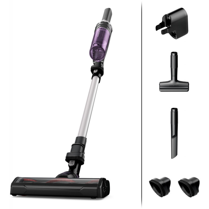 RH1129 X-Nano Essential Akku-Stielsauger violett/aluminium, 20 W, 40 min Laufzeit, 0,4 l Staubvolumen