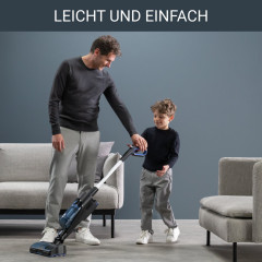 Rowenta Nass-Trocken-Sauger »X-Combo, 2-in-1 Staubsaugen und rotierendes Wischen gleichzeitig« hohe Saugkraft, drei Reinigungsmodi, starker 21,6 V Akku, GZ3038