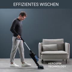 Rowenta Nass-Trocken-Sauger »X-Combo, 2-in-1 Staubsaugen und rotierendes Wischen gleichzeitig« hohe Saugkraft, drei Reinigungsmodi, starker 21,6 V Akku, GZ3038