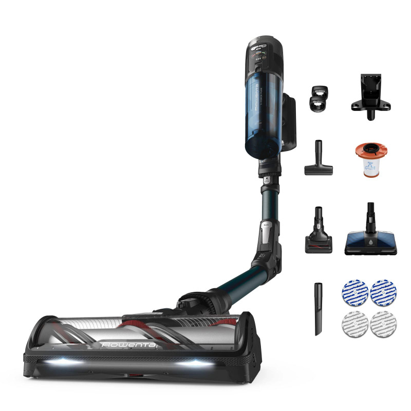 ROWENTA RH9AD1 X-Force Flex 13.60 Animal Aqua Aerospin Stielsauger, Akkubetrieb, 380 Watt