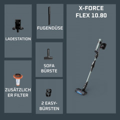 ROWENTA RH7A32 X-Force Flex 10.80 Stielsauger, Akkubetrieb, 300 Watt