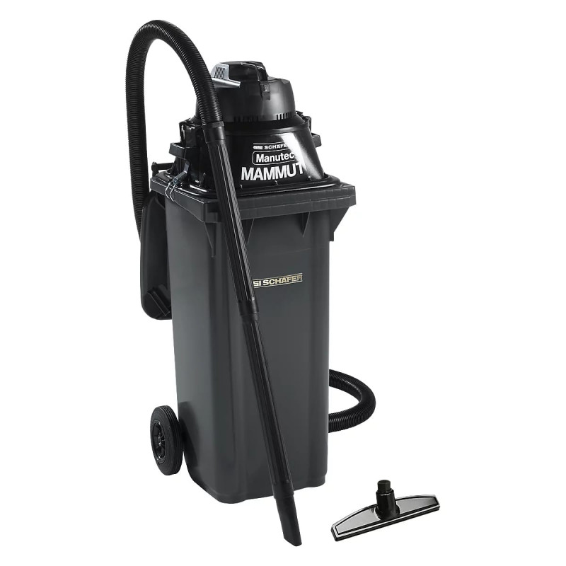 Nass-/Trockensauger Manutec®-Mammut, 1100 W, inkl. Großmülltonne, 120 l, 1 Patronenfilter & 1 Vliesfilter