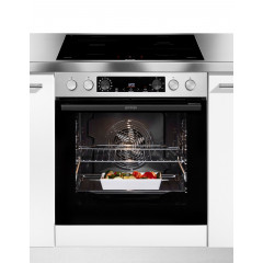 GORENJE Induktions Herd-Set »BCSIB737OTX« mit 1-fach-Teleskopauszug Aqua Clean 1 Stk. tlg. Pizzafunktion mit 300 °C – perfekt für Pizza, Focaccia und mehr!