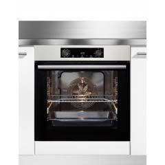 GORENJE Backofen-Set »BOSB 737OTX« mit 1-fach-Teleskopauszug Aqua Clean Set, 2 Stk. tlg. Pizzafunktion mit 300 °C – perfekt für Pizza, Focaccia und mehr!