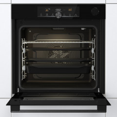 GORENJE BSA6747A04BGWI, Backofen (Einbaugerät, 77 l, 595 mm breit), Dampfgarfunktion