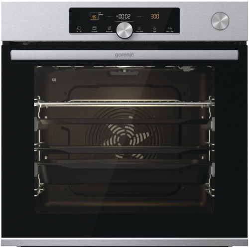 GORENJE Pyrolyse Backofen »BPSA6747A08XWI« mit Pyrolyse-Selbstreinigung Pyrolyse, 2fach Teleskopauszug, Wassertank für Dampf, AirFry-Funktion