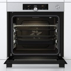 GORENJE Pyrolyse Backofen »BPSA6747A08XWI« mit Pyrolyse-Selbstreinigung Pyrolyse, 2fach Teleskopauszug, Wassertank für Dampf, AirFry-Funktion